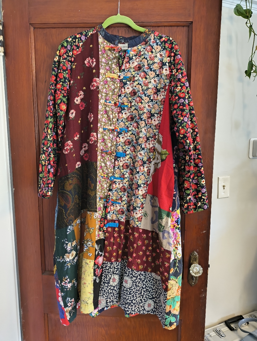 Patchwork Duster Coat